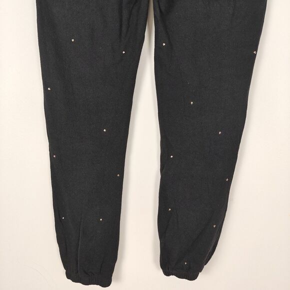 n:PHILANTHROPY Derby Jogger Rhinestone Distressed Women’s Sweatpants Sz S Grunge - Picture 6 of 9